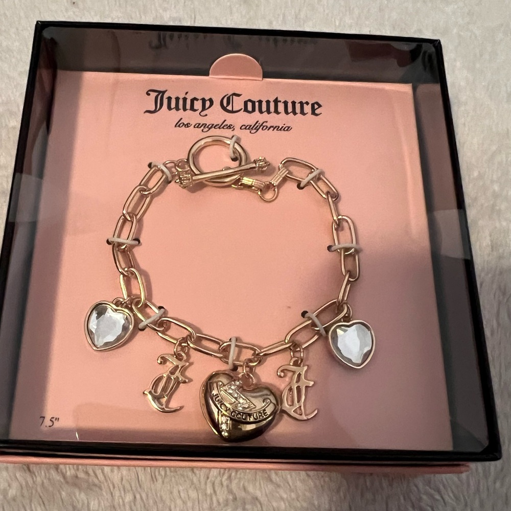 NIB JUICY COUTURE CHARM BRACELET
